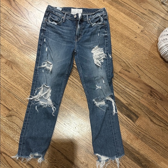 MOTHER SUPERIOR the sinner ankle jeans ice cream you scream size 25 - Picture 6 of 12